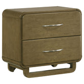 Best Furniture Outlet - Coaster - Amsbury 2-drawer Nightstand Bedside Table Nutmeg - 224272